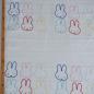 Preview: Dekostoff Canvas Miffy Nientje bunt weiß